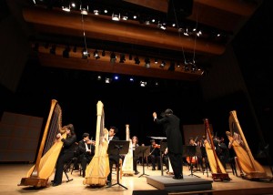 Harp Sinfonia performed with Philomusica Symphony Orchestra at Glen Gould Studio (2010)