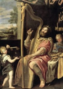 The harp was often mentioned in Ancient literature. For example, King David from the Bible, plays the harp.
