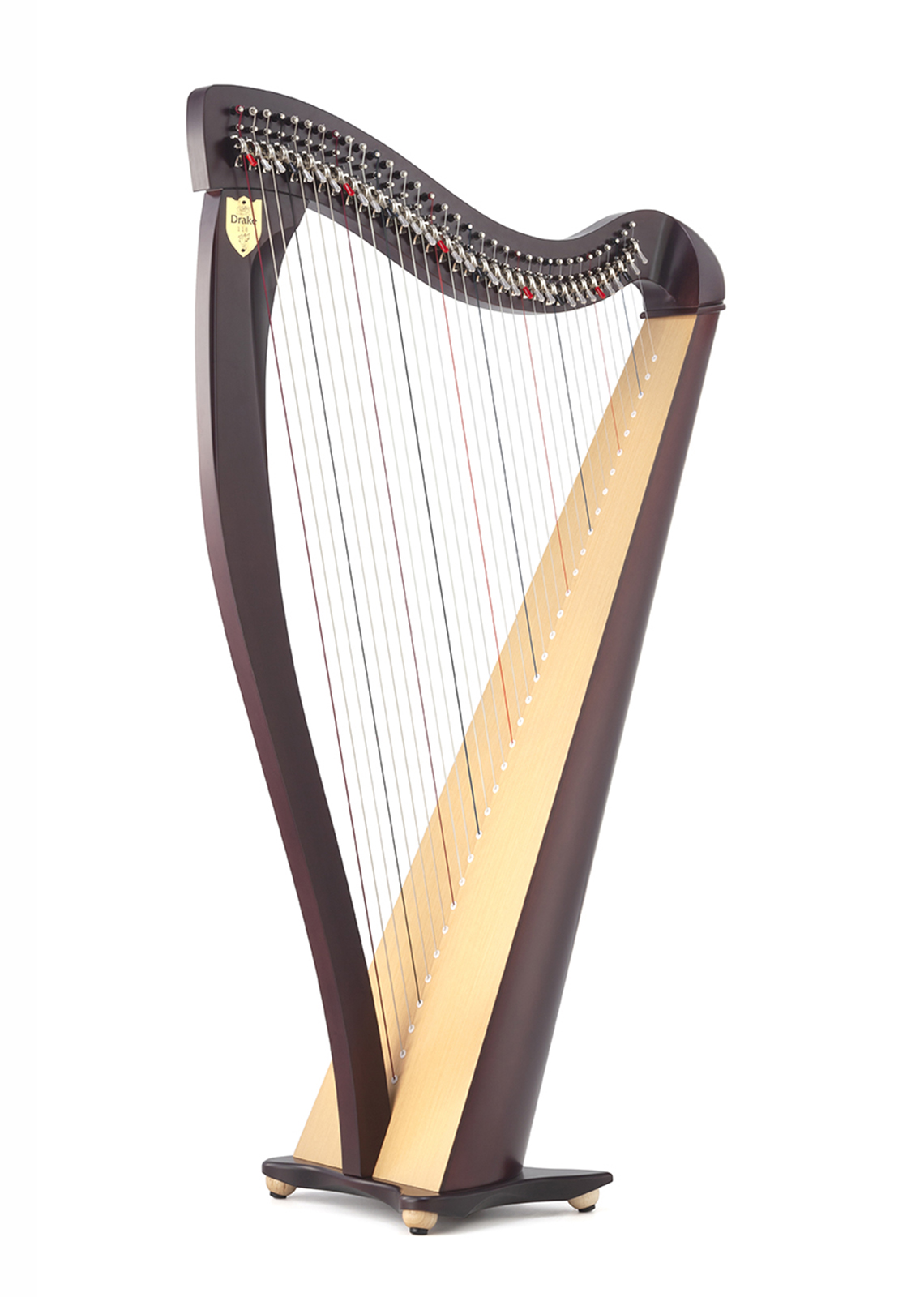 Lyon Healy Drake harp -mahogany